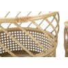 Mauro Ferretti Porte-fleurs Panama lot de 2 Ø 30x25-22x18 cm brun