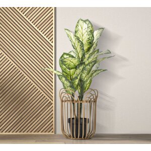 Mauro Ferretti Porte-fleurs Panama Ø 31,5x40 cm brun