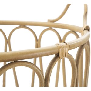 Mauro Ferretti corbeille Panama Ø 49,6x42 cm brun