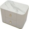 Mauro Ferretti table de nuit beauté 60x40x47 cm crème or