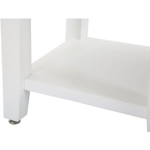 Mauro Ferretti table de nuit brillant 45x40x54 cm blanc