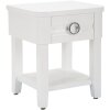 Mauro Ferretti table de nuit brillant 45x40x54 cm blanc