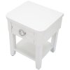 Mauro Ferretti table de nuit brillant 45x40x54 cm blanc