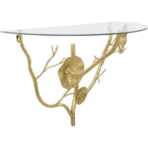 Mauro Ferretti table murale Tisty 60x30x40 cm or