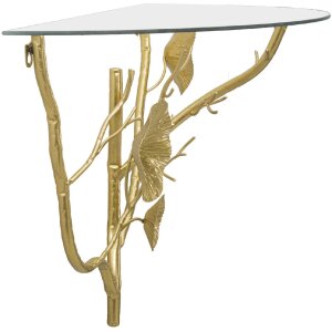 Mauro Ferretti table murale Tisty 60x30x40 cm or