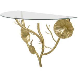 Mauro Ferretti table murale Tisty 60x30x40 cm or