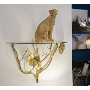 Mauro Ferretti table murale Tisty 60x30x40 cm or