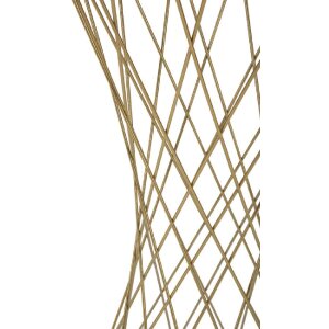 Mauro Ferretti Table dappoint Tour Nouveau Ø 40x80 or