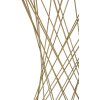 Mauro Ferretti Table dappoint Tour Nouveau Ø 40x80 or