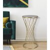 Mauro Ferretti Table dappoint Tour Nouveau Ø 40x80 or