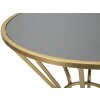 Mauro Ferretti Table dappoint Simple Nouveau Ø 50x100 or