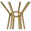 Mauro Ferretti Table dappoint Simple Nouveau Ø 40x80 cm or