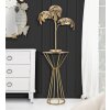 Mauro Ferretti Table dappoint Simple Nouveau Ø 40x80 cm or