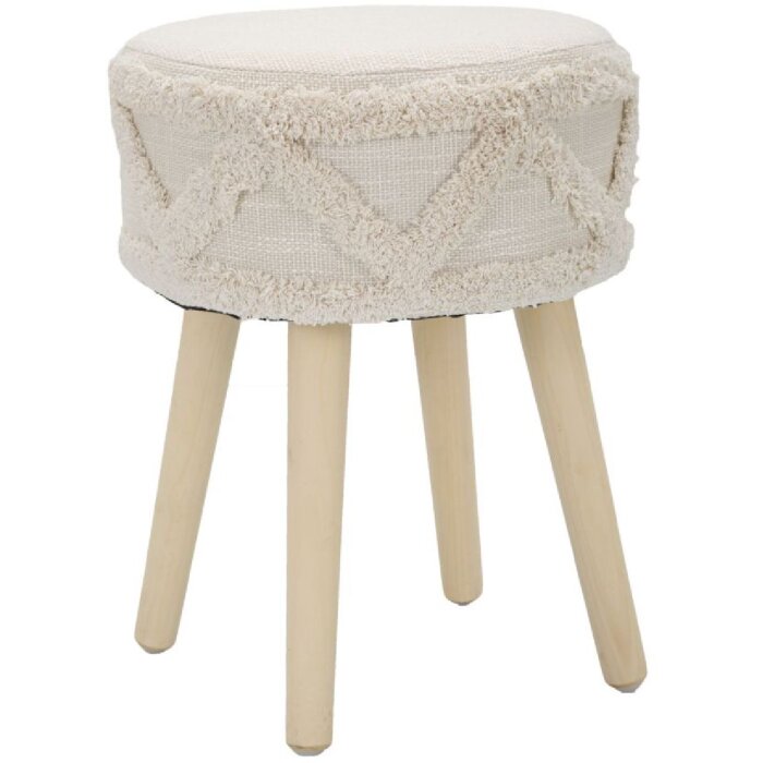 Mauro Ferretti tabouret Damaskus haut Ø 32x41 cm naturel