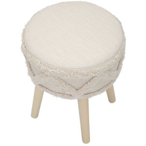 Mauro Ferretti tabouret Damaskus haut Ø 32x41 cm naturel