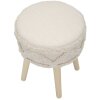 Mauro Ferretti tabouret Damaskus haut Ø 32x41 cm naturel