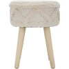 Mauro Ferretti tabouret Damaskus haut Ø 32x41 cm naturel