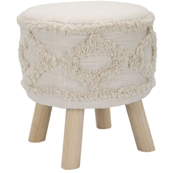 Mauro Ferretti tabouret Damaskus Ø 35x40 cm naturel