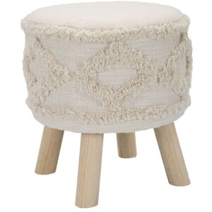 Mauro Ferretti tabouret Damaskus Ø 35x40 cm naturel