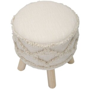 Mauro Ferretti tabouret Damaskus Ø 35x40 cm naturel