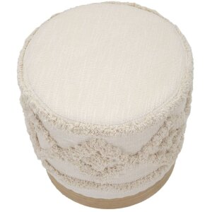 Mauro Ferretti Pouf Damaskus Ø 40x40 cm naturel
