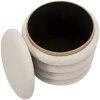 Mauro Ferretti Pouf Damaskus Line rond Ø 40x42 cm naturel