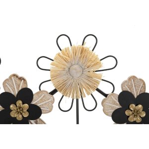 Mauro Ferretti crochet mural 61x5,5x30,5 5 cm noir marron