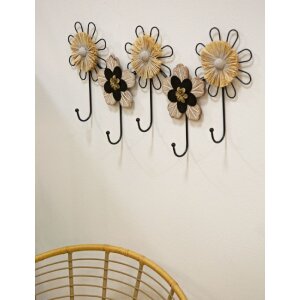 Mauro Ferretti crochet mural 61x5,5x30,5 5 cm noir marron