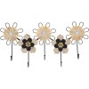 Mauro Ferretti crochet mural 61x5,5x30,5 5 cm noir marron