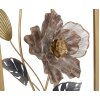 Mauro Ferretti table dappoint fleurs set 2 pièces 36x36x70-30x30x60 cm multicolore