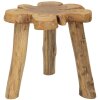 Mauro Ferretti table dappoint Bintang 50x47x50 cm marron
