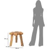 Mauro Ferretti table dappoint Bintang 50x47x50 cm marron