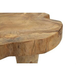 Mauro Ferretti tabouret Kursi Ø 35x45 cm brun