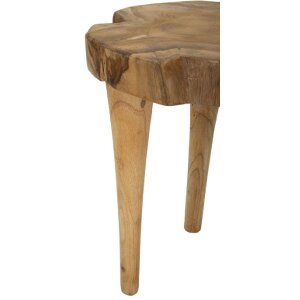 Mauro Ferretti tabouret Kursi Ø 35x45 cm brun