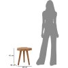 Mauro Ferretti tabouret Budut Ø 38x45 cm brun