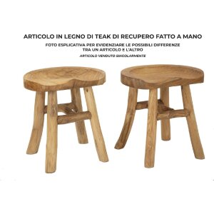 Mauro Ferretti tabouret Sel 40x32x42 cm brun