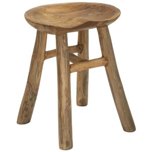 Mauro Ferretti tabouret Sel Schlank 35x30x42 cm brun