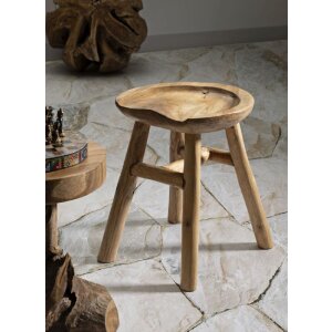 Mauro Ferretti tabouret Sel Schlank 35x30x42 cm brun