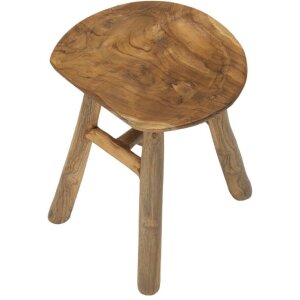 Mauro Ferretti tabouret Sel Schlank 35x30x42 cm brun