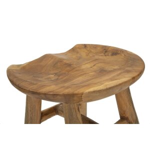 Mauro Ferretti tabouret Sel Schlank 35x30x42 cm brun