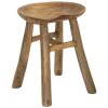 Mauro Ferretti tabouret Sel Schlank 35x30x42 cm brun
