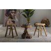 Mauro Ferretti tabouret Sel Schlank 35x30x42 cm brun