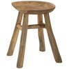 Mauro Ferretti tabouret Sel Schlank 35x30x42 cm brun