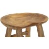 Mauro Ferretti tabouret Sel Schlank 35x30x42 cm brun