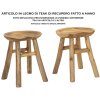 Mauro Ferretti tabouret Sel Schlank 35x30x42 cm brun