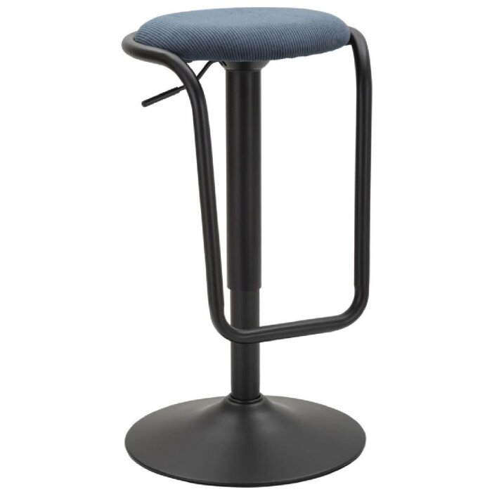 Mauro Ferretti tabouret de bar Destiny Ø 41x61-83 cm noir navy
