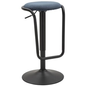 Mauro Ferretti tabouret de bar Destiny Ø 41x61-83 cm noir navy