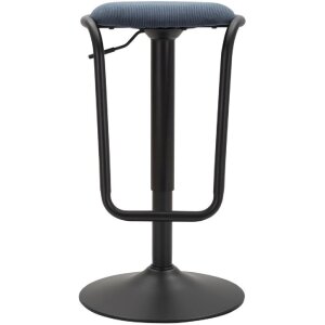 Mauro Ferretti tabouret de bar Destiny Ø 41x61-83 cm noir navy