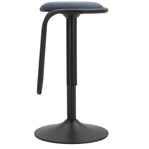 Mauro Ferretti tabouret de bar Destiny Ø 41x61-83 cm noir navy