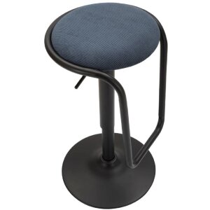 Mauro Ferretti tabouret de bar Destiny Ø 41x61-83 cm noir navy